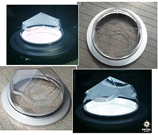 正能量科技钻石形采光罩图集 正能量科技钻石形采光罩图集