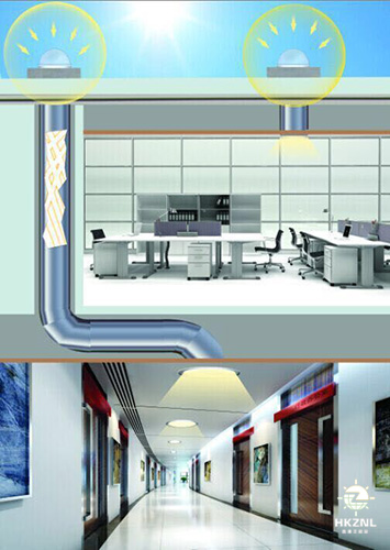 香港正能量管道式日光照明工作原理图 香港正能量管道式日光照明工作原理图